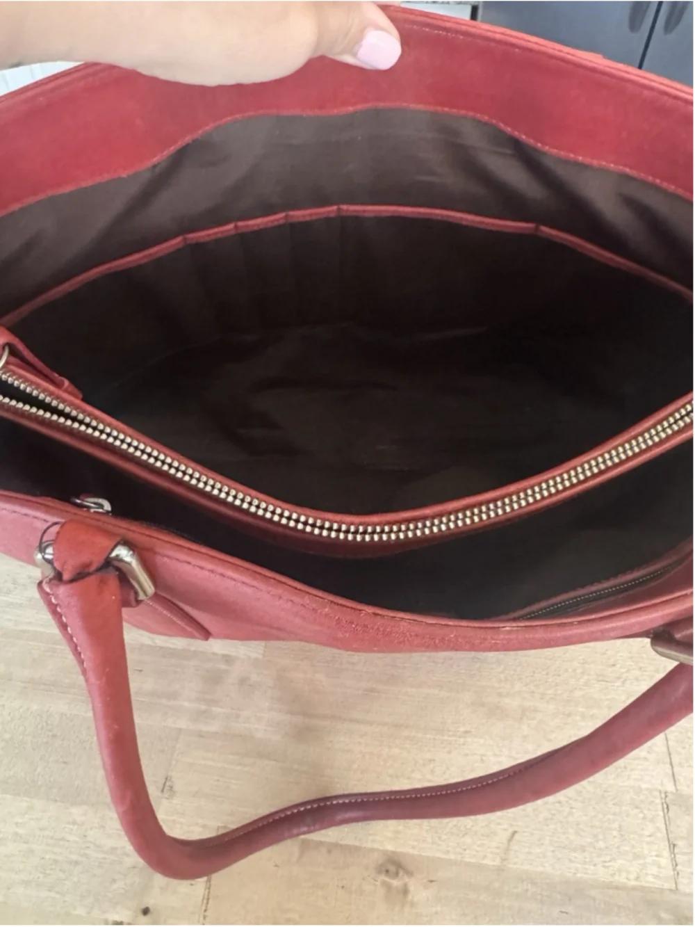 Rare RED Coach Legacy 9426 Satchel Tote Bag Handbag Briefcase Laptop Case Purse